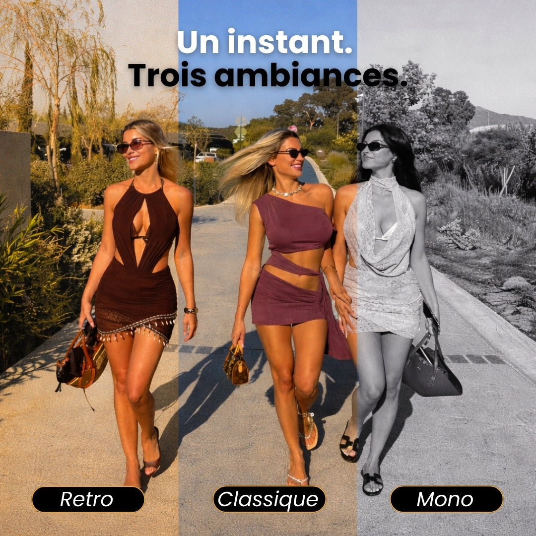 Snapflash - Caméra Vintage | Blanc