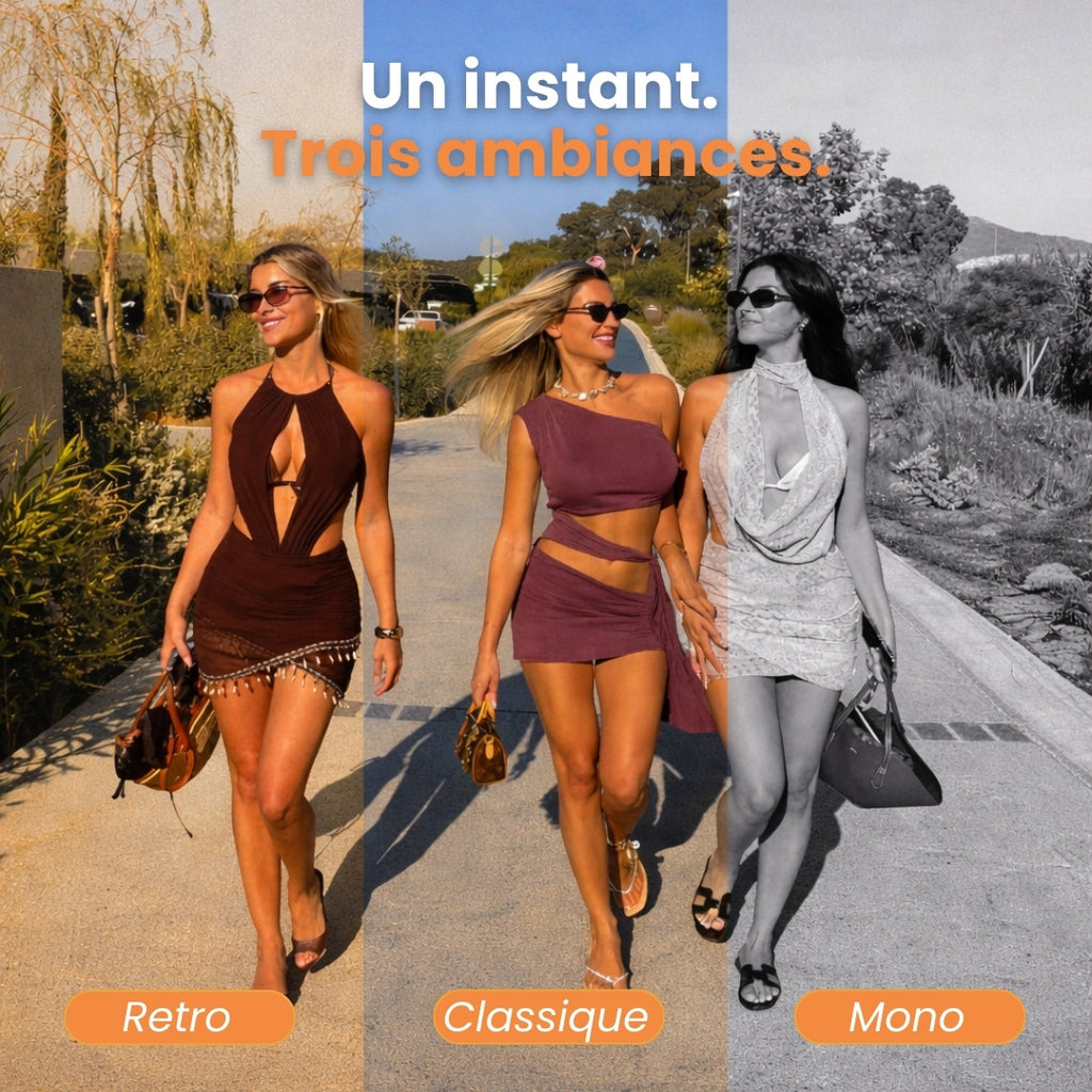 Snapflash - Caméra Vintage | Orange