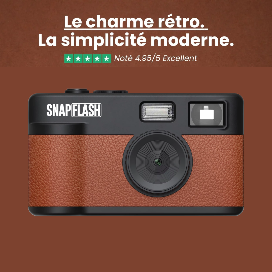 Snapflash - Caméra Vintage | Marron