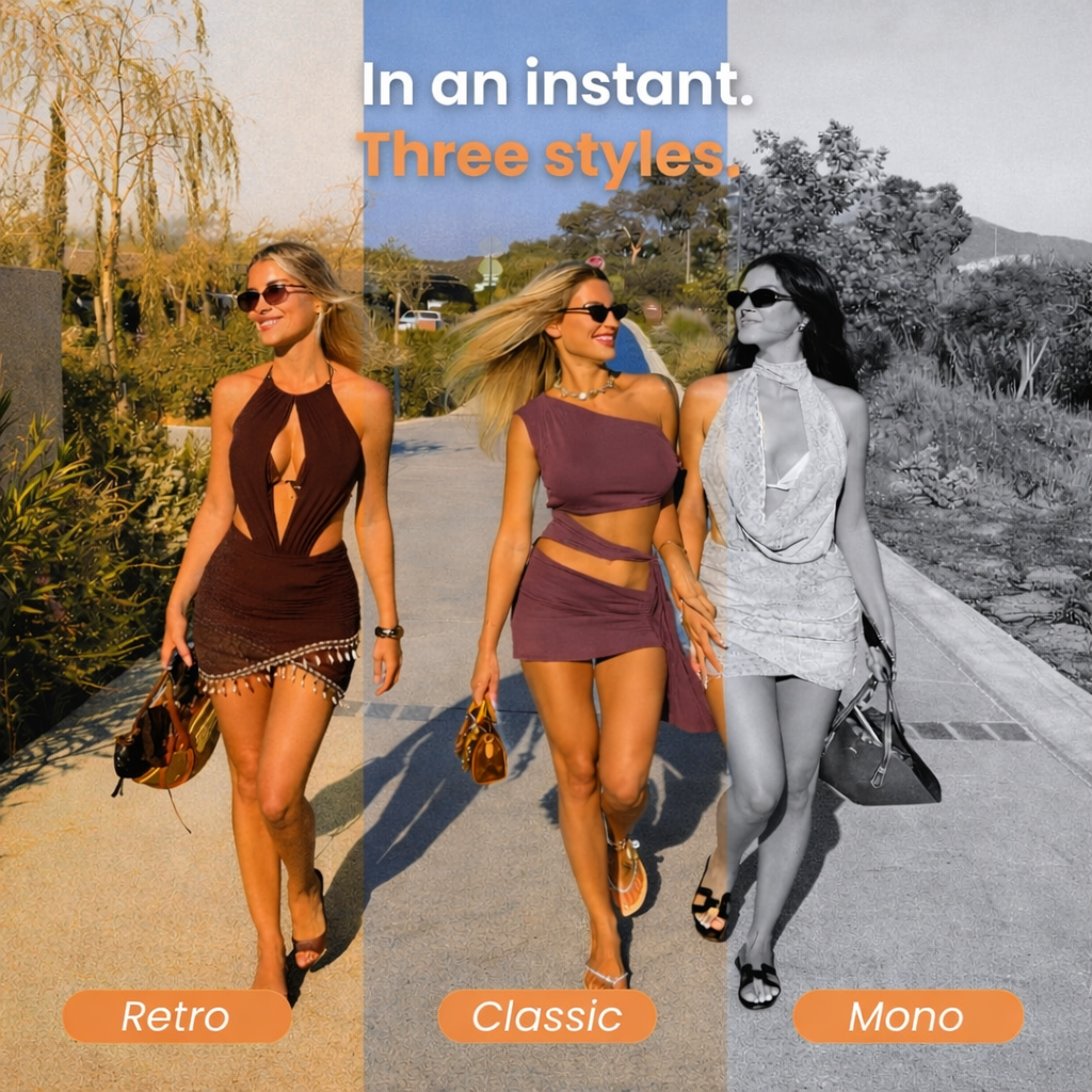 Snapflash - Caméra Vintage | Orange